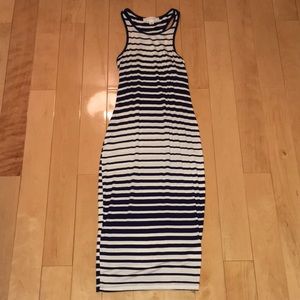 Long striped dress